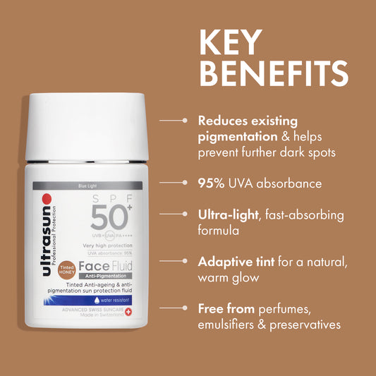Ultrasun Face Fluid Anti-Pigmentation Tinted SPF50+
