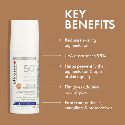 Ultrasun Face Tinted Anti-Pigmentation SPF50+
