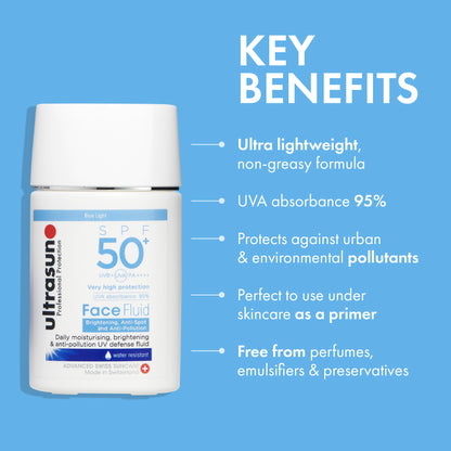 Ultrasun Face Fluid Anti-Pollution SPF50+