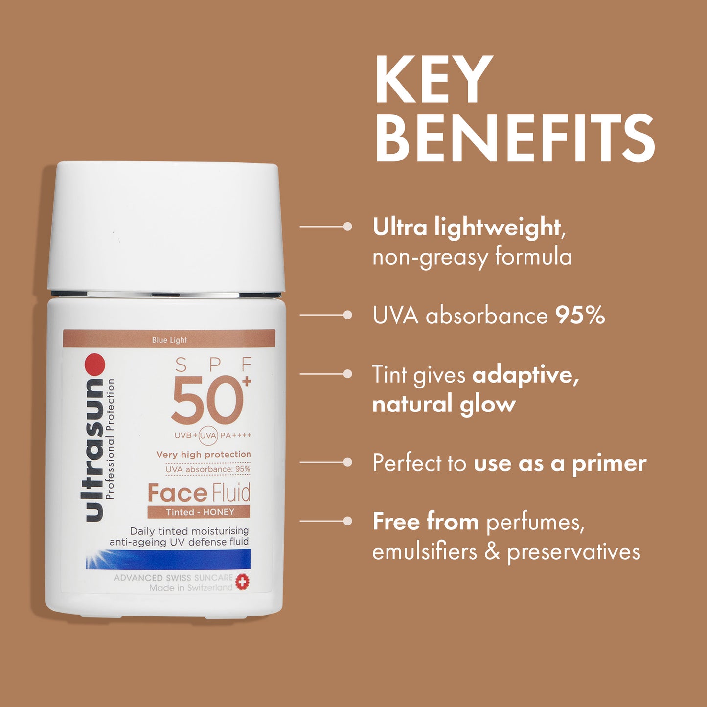 Ultrasun Face Fluid Tinted SPF50+