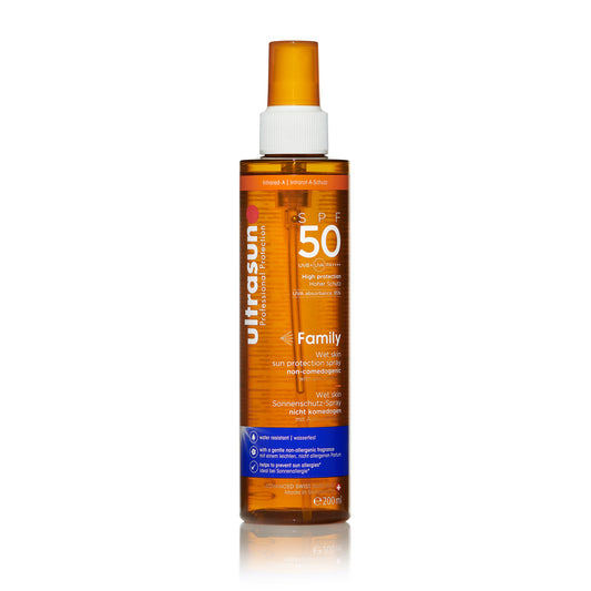 Ultrasun Family Wet Skin Spray SPF50