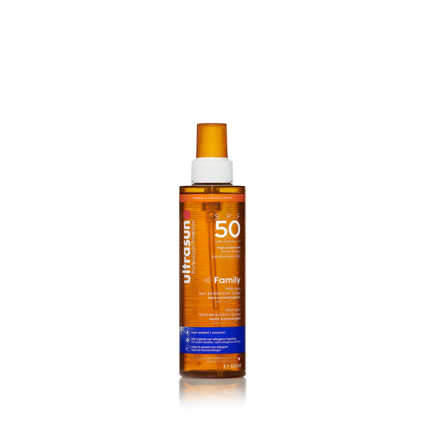 Ultrasun Family Wet Skin Spray SPF50