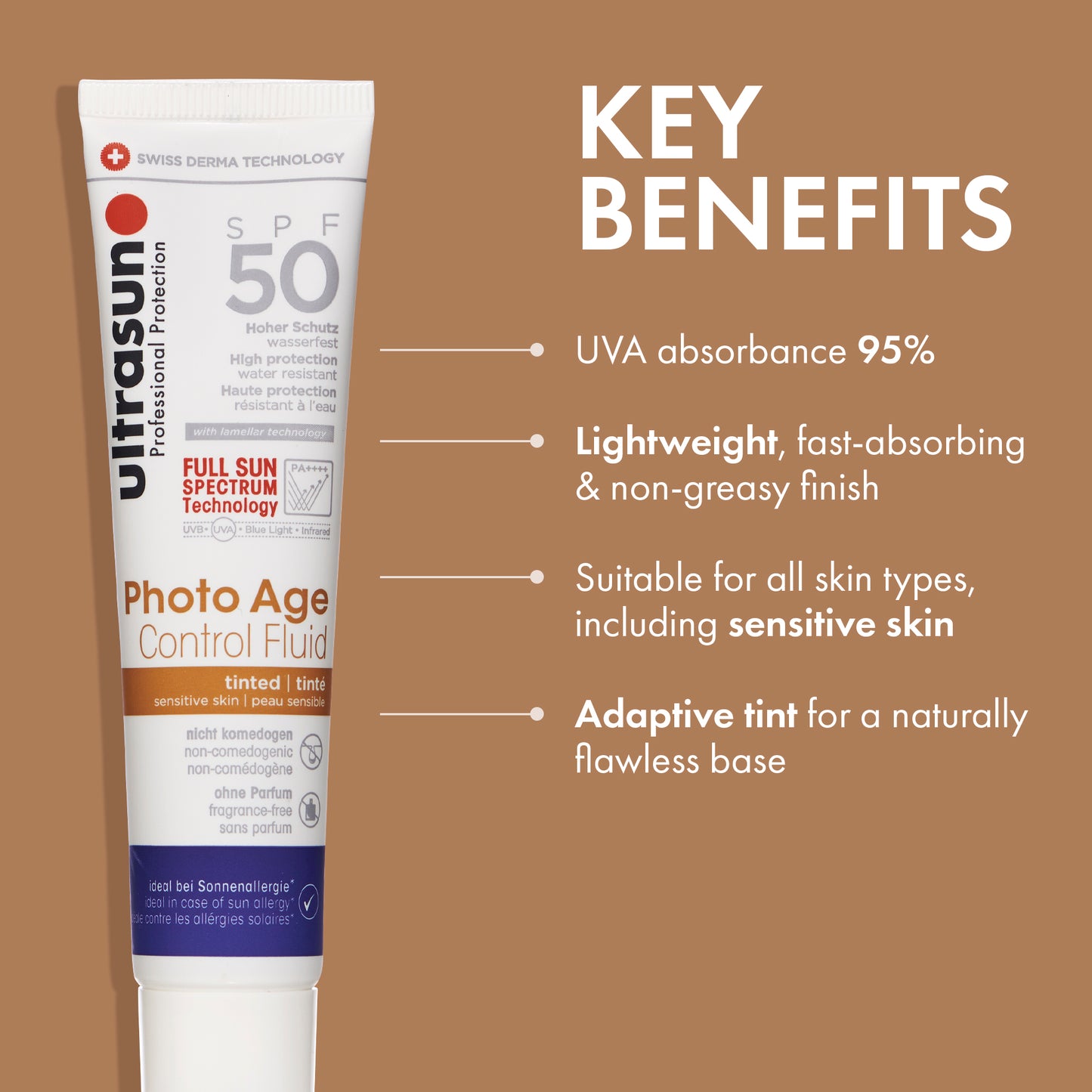 Ultrasun Photo Age Control Fluid Tinted SPF50