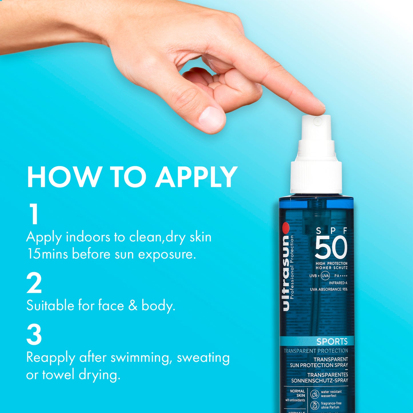 Ultrasun Sports Spray SPF50