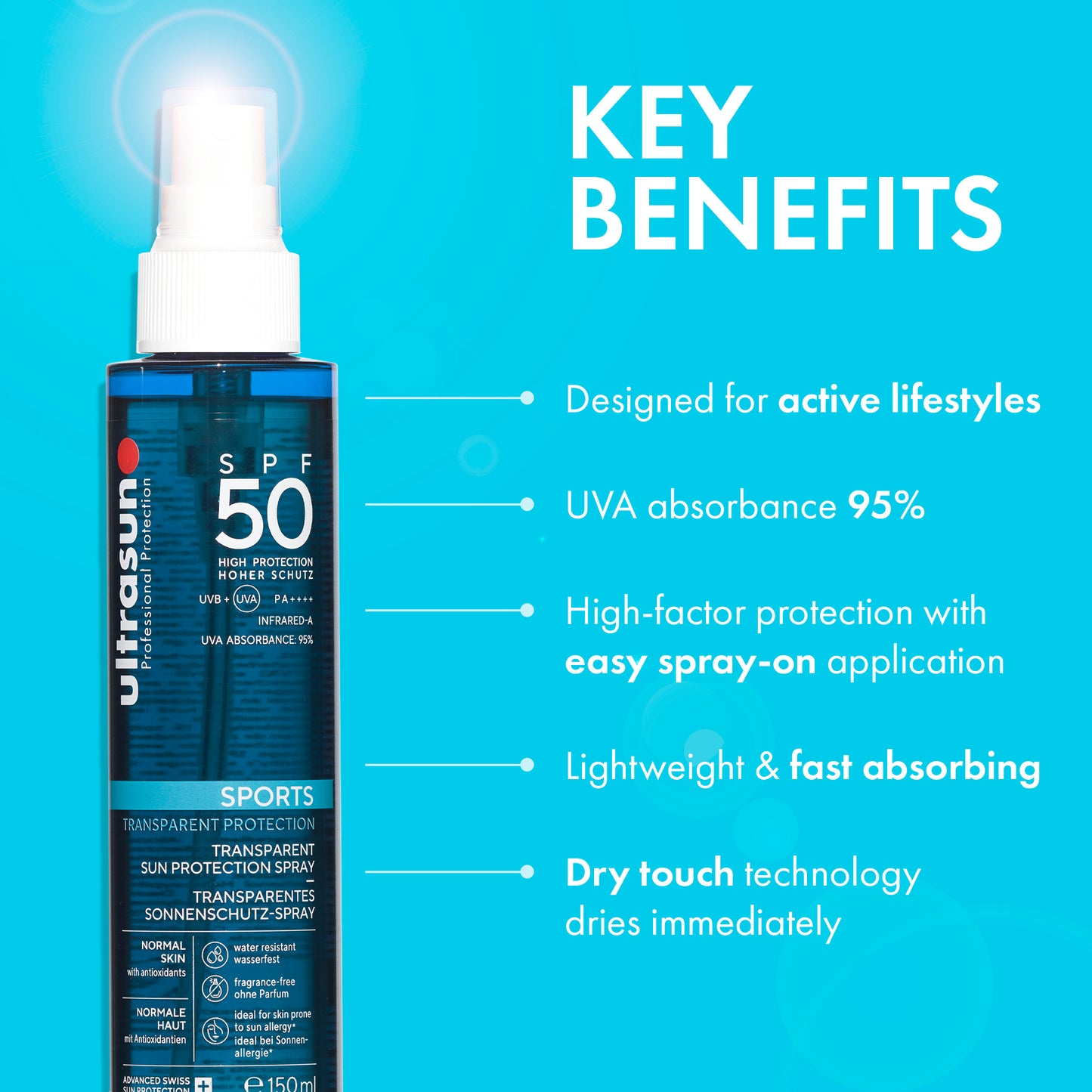 Ultrasun Sports Spray SPF50