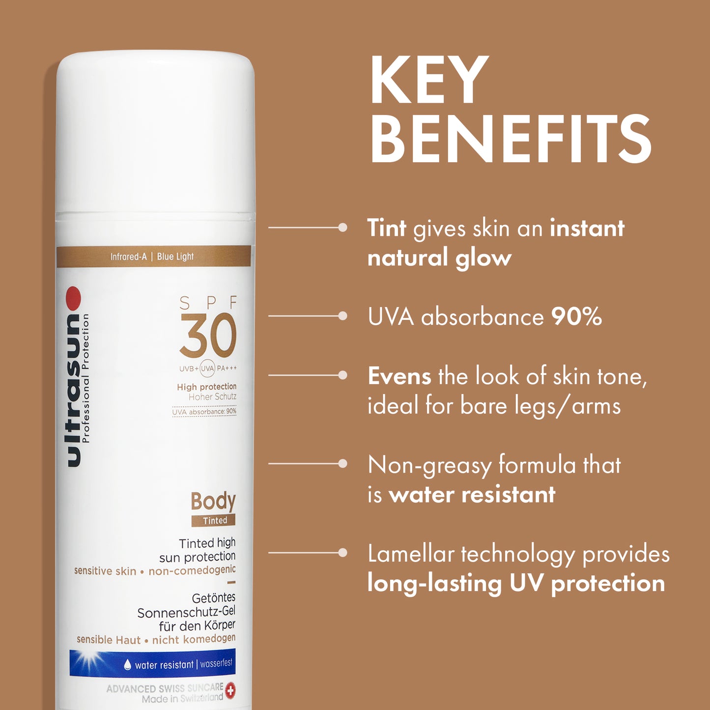 Ultrasun Body Tinted SPF30
