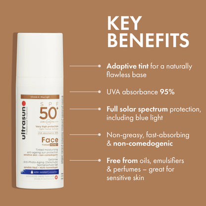 Ultrasun Face Tinted SPF50+