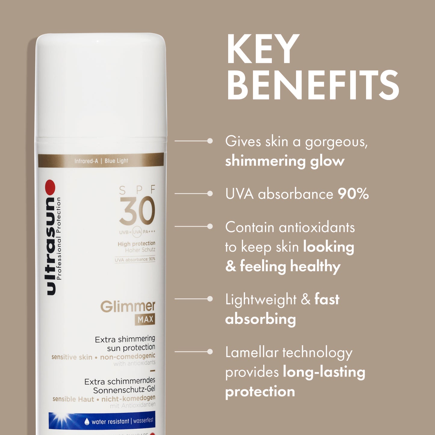 Ultrasun Glimmer MAX SPF30