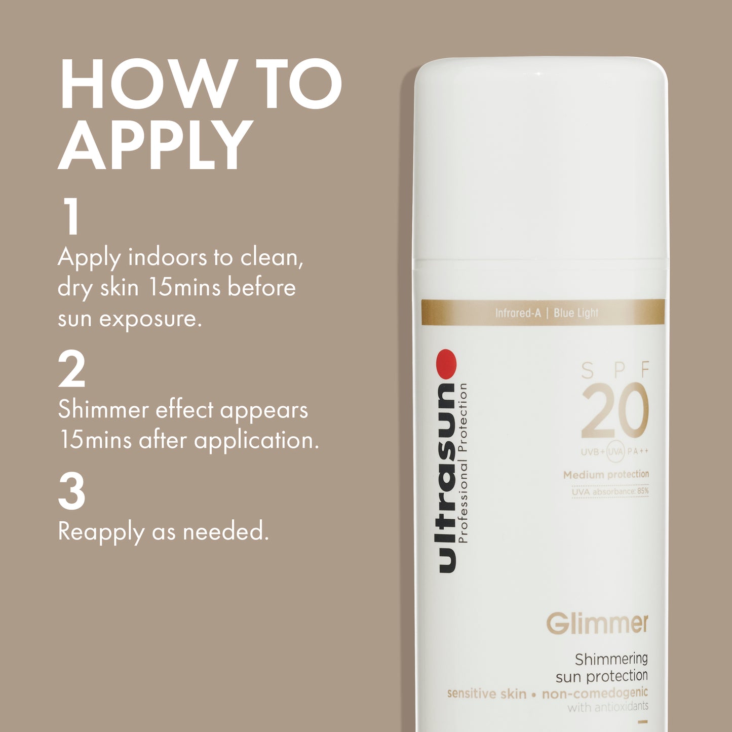 Ultrasun Glimmer SPF20