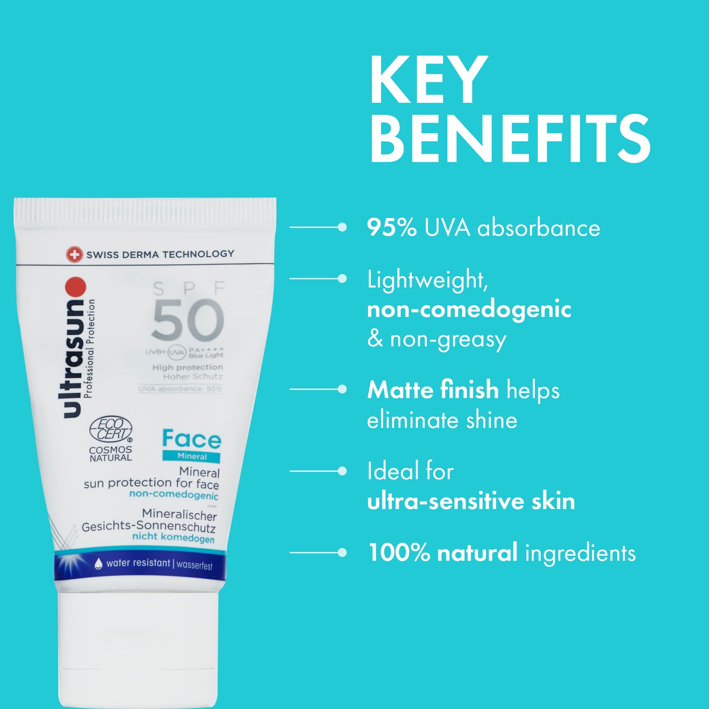 Ultrasun Mineral Face SPF50