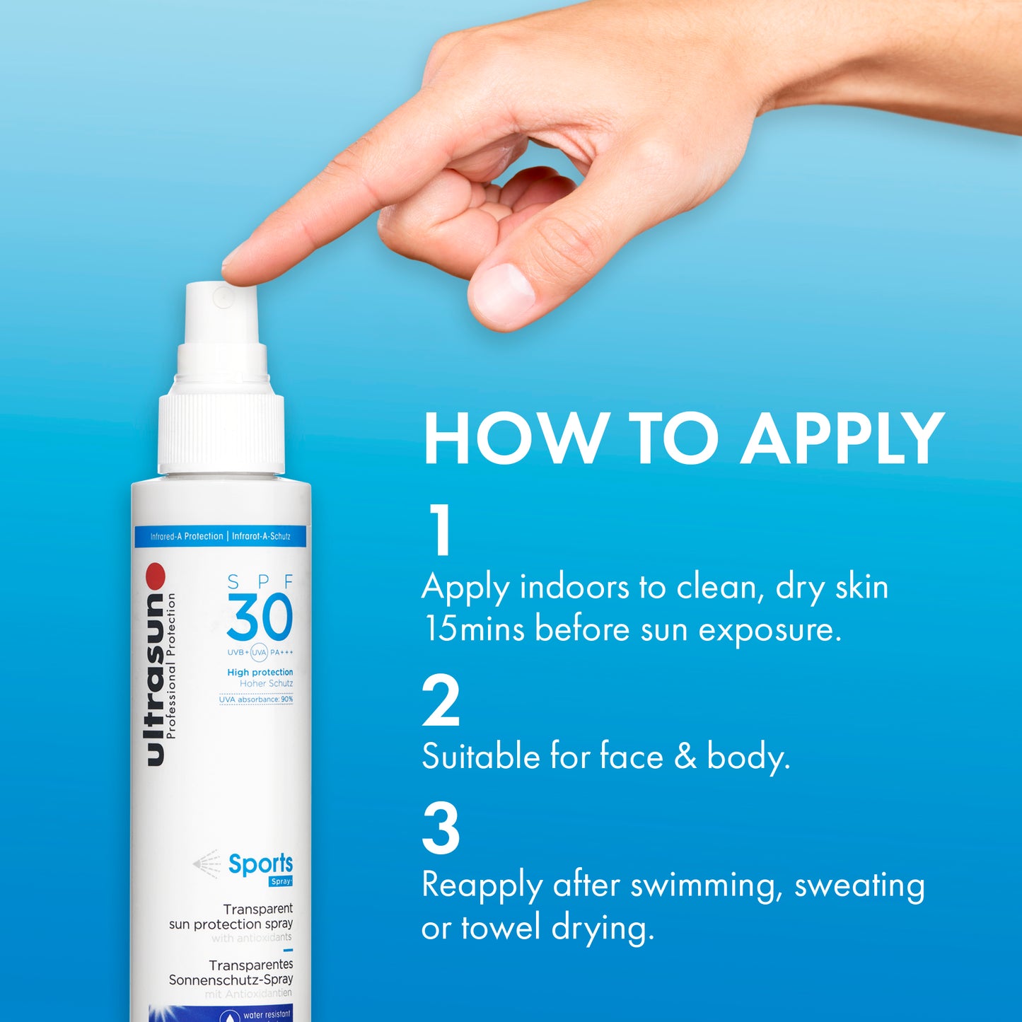 Ultrasun Sports Spray SPF30