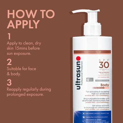Ultrasun Body Tan Activator Sculpt SPF30