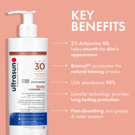 Ultrasun Body Tan Activator Sculpt SPF30